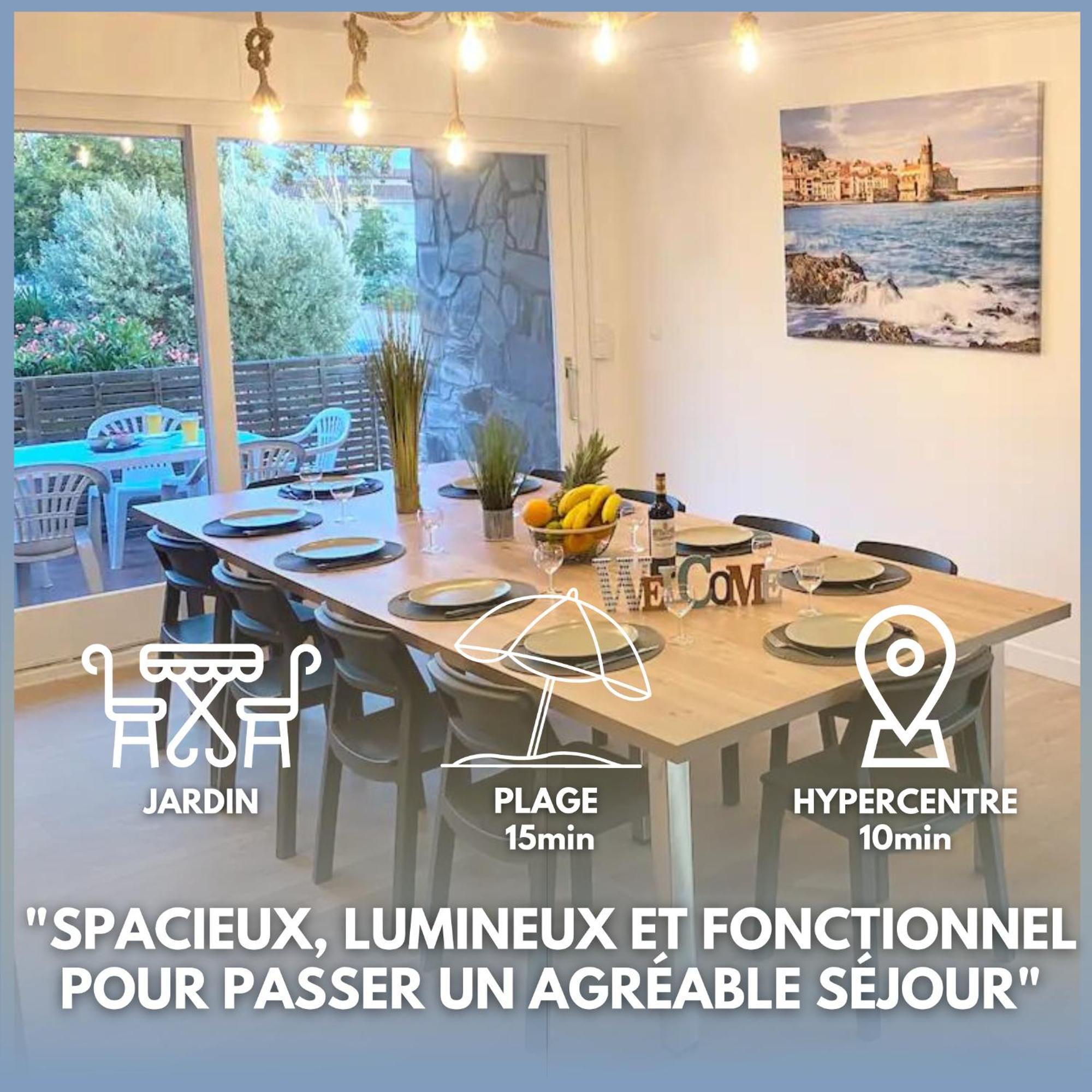 L'Artmonie - Climatise - Jardin - Centre-Ville - Plage Perpignan Exteriör bild